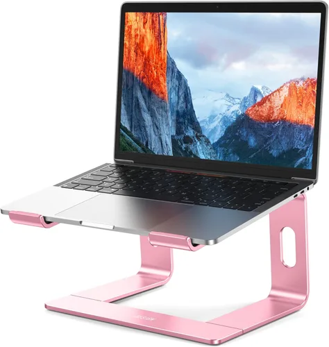 Vista 14 de BESIGN LS03 - Soporte elevador de aluminio para laptop, ergonómico y desmontable, elevador para computadora, compatible con MacBook Air Pro, Dell