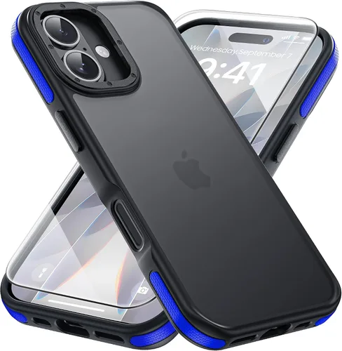 Vista 120 de Yriklso 3 en 1 Funda Magnética Fuerte para iPhone Air, 1X Protector de Pantalla + 1X Protector de Lente de Cámara, Cubierta Protectora a Prueba