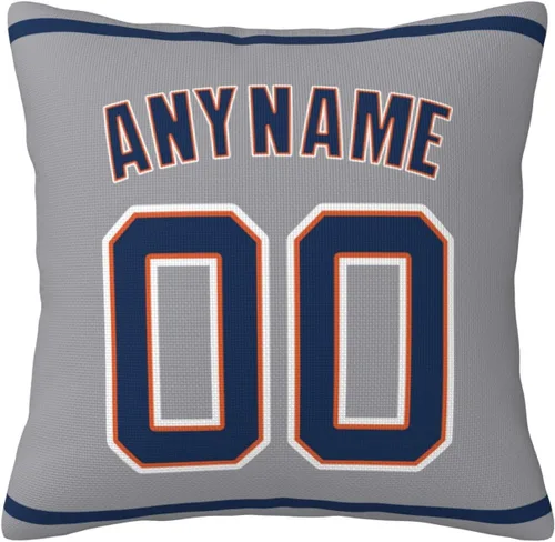 Vista 30 de Funda de almohada personalizada: Funda de almohada personalizada con cualquier nombre y número, regalo personalizado para fanáticos