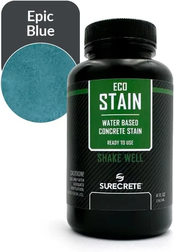 Vista 31 de Surecrete Eco Stain - Tinte a base de agua para hormigón, probador de 4 onzas, nogal