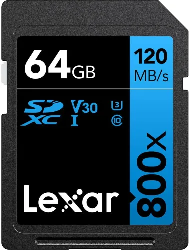 Vista 9 de Kodak FZ45BK PIXPRO Cámara digital de 16 MP negra Paquete con tarjeta de memoria Lexar 64GB de alto rendimiento 800x UHS-I SDHC Serie Azul
