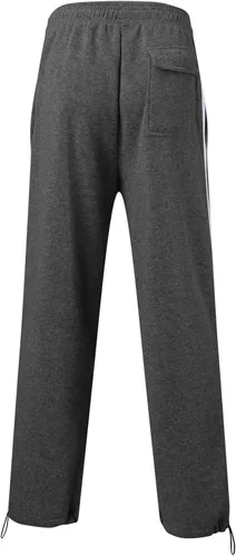 Vista 3 de Pantalones deportivos para hombre, ajuste holgado, pantalones deportivos para hombre, pantalones deportivos de ajuste holgado con cordón y bolsillo