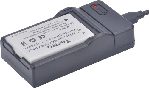 Vista 8 de Tectra Paquete de 2 baterías EN-EL5 y cargador USB para cámaras Nikon Coolpix P500, P510, P520, P530, P3, P4, P80, P90, P100, P5000, P5100, P6000
