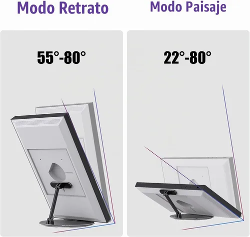 Vista 6 de Soporte giratorio e inclinable para mostrar 15/21, iPads/tablets, sin montaje