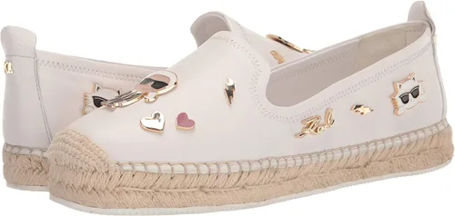 Vista 7 de Karl Lagerfeld Paris Michaela - Alpargatas planas adornadas para mujer