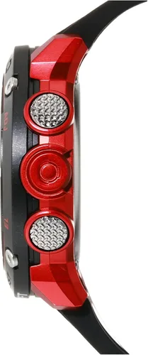 Vista 2 de Men's Digital Chronograph Silicone Strap Watch, 408482