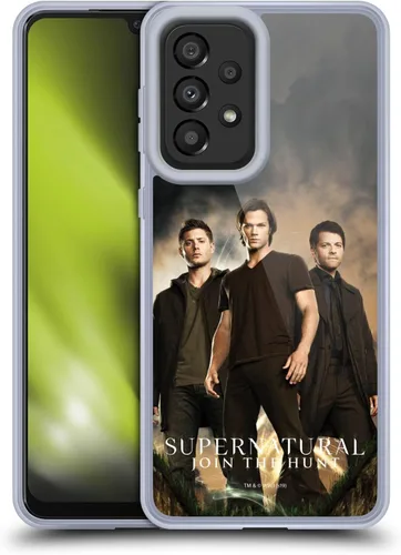 Vista 52 de Head Case Designs Supernatural Sam, Dean & Castiel Key Art - Funda de gel con licencia oficial [protección de grado militar] compatible con Google