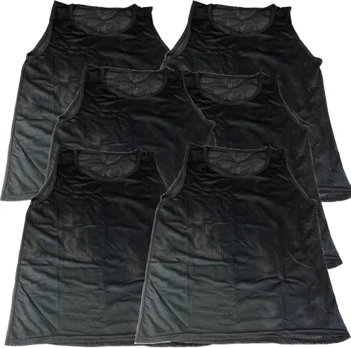 Vista 25 de BlueDot Trading Adult & Youth Scrimmage Training Vests for Soccer, Basketball & More – Available in 1, 6, 12, 24 Packs Naranja