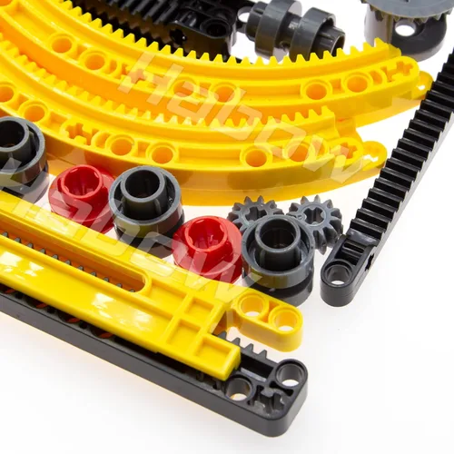 Vista 6 de Habow 233pcs Technic Gears Kit, Assorted Gear Set for MOC Technic Building