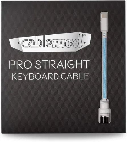 Vista 4 de CableMod Cable de teclado recto Pro (cheesecake de arándanos, USB A a USB tipo C, 150 cm)