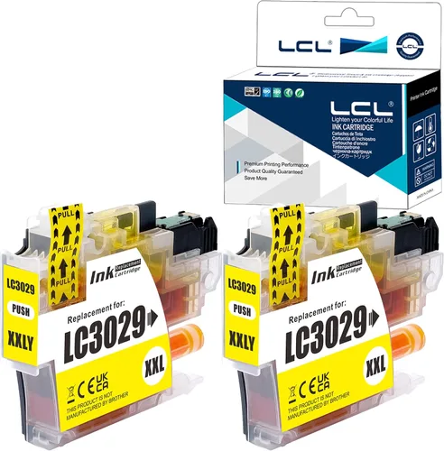 Vista 7 de LCL Cartucho de tinta de repuesto compatible para Brother LC3029 XXL LC3029BK de alto rendimiento MFC-J5830DW J5830DWXL J5930DW J6535DW J6535DWXL
