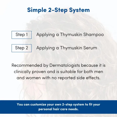 Vista 6 de THYMUSKIN® Classic Serum Tratamiento revitalizante del cuero cabelludo con complejo de péptidos tímicos GKL-02 Adelgazamiento del cabello