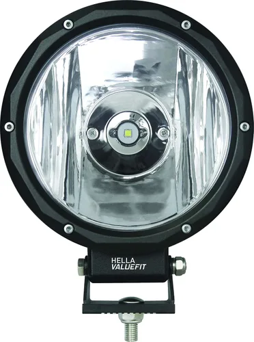 Vista 2 de Hella 357200001 ValueFit - Luz de haz de conducción de 7 pulgadas, color negro y plateado