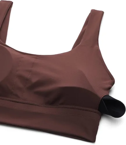 Vista 47 de CRZ YOGA Butterluxe - Brasier deportivo con espalda en U para mujer, cuello redondo, acolchado, de bajo impacto, para yoga, entrenamiento