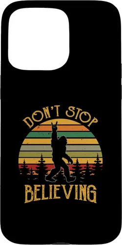 Vista 31 de Don't Stop Believing Bigfoot Rock And Roll Sasquatch Case for iPhone 16