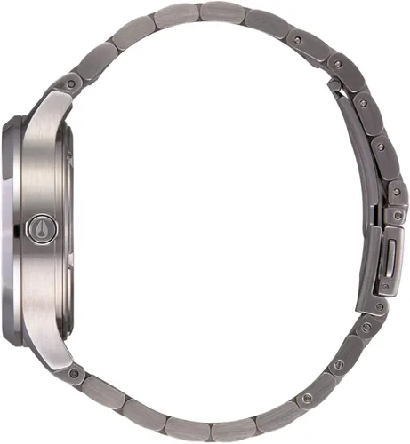 Vista 2 de NIXON Optimist A1342-50M - Reloj analógico resistente al agua esfera de reloj de 1319in pulsera de acero sólido Stanless de 0551in con cierre