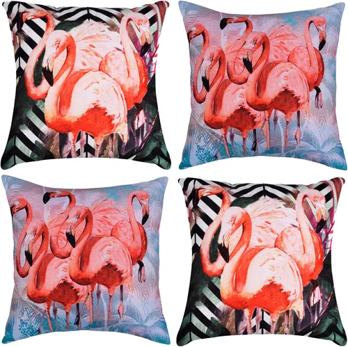 Vista 43 de Decozen Fundas de almohada decorativas con estampado de pájaros con diseño floral para decoración del hogar, sala de estar y dormitorio, funda