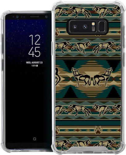 Vista 30 de CasesOnDeck Funda compatible con [Samsung Galaxy Note 8] Note 8, funda delgada y transparente de poliuretano termoplástico flexible con protección