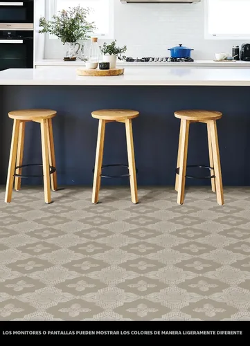 Vista 3 de FloorPops Azulejos de suelo Cream Sullivan Peel & Stick, FP4279