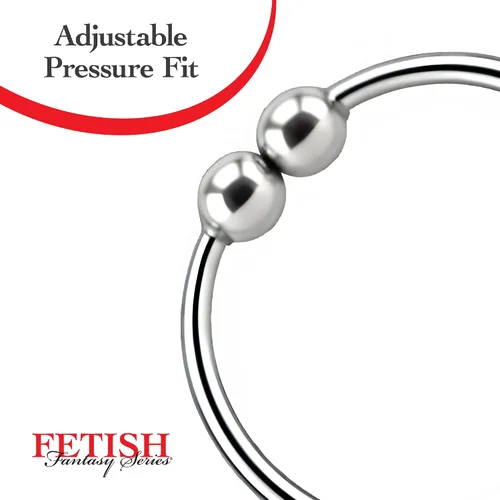 Vista 5 de Fetish Fantasy Series - Juego de joyería ajustable para pezón de 0.25 onzas, color plateado