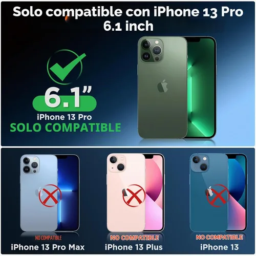 Vista 7 de Funda de silicona para iPhone 13 Pro, funda para teléfono, color Negro