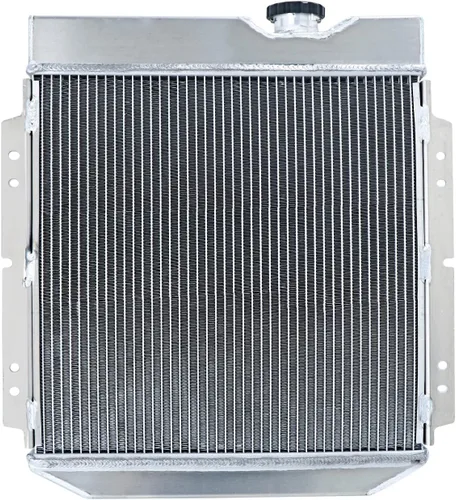 Vista 3 de Radiador Mustang CU259 1966 compatible con radiador Ford Falcon/Ranchero 1960-1965, radiador Mustang 1965-1966, radiadores Mercury Comet 63-66, V8