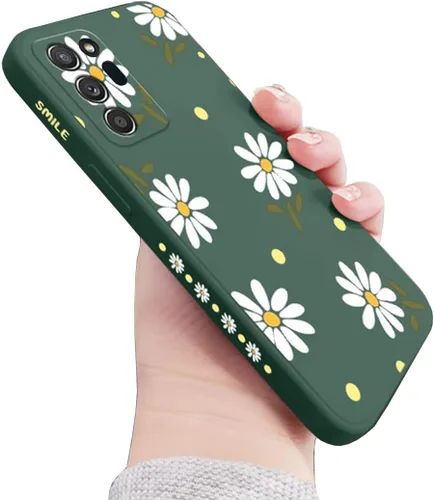 Vista 10 de Funda para Galaxy Note 20 Ultra, lindo patrón de margaritas, protección completa de la lente de la cámara, a prueba de golpes, TPU parachoques
