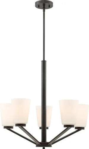 Vista 4 de Nuvo Iluminación 60/6242 - Vanidad transicional de dos luces de Nome Collection en Pwt, Nckl, B/S, Slvr. Acabado