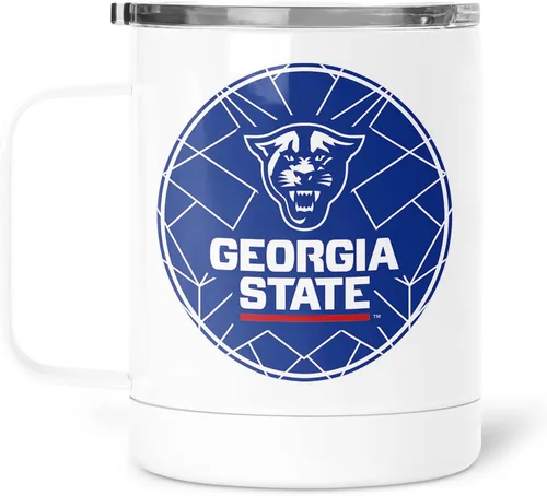 Vista 7 de Georgia State University - Taza de viaje de acero inoxidable de 13 onzas (Georgia State University 1)