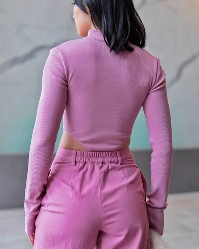 Vista 4 de The Drop vivacious.honey - Body con pierna de corte alto para mujer