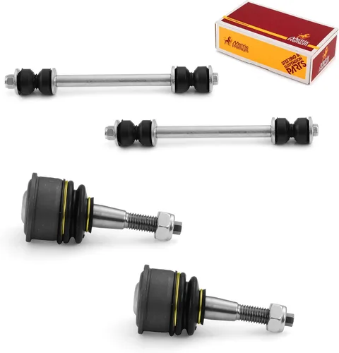 Vista 80 de Metrix Premium Chassis Parts - Juego de 4 piezas de articulación de rótula superior y barra estabilizadora delantera para Ford Ranger RWD 1998-2011