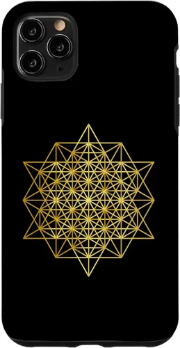 Vista 11 de Funda de yoga espiritual Yantra para iPhone 15 Geometría Sagrada La Rejilla de la Vida