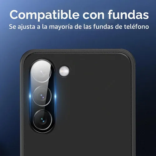 Vista 7 de Paquete de 3 protectores de lente de cámara Dengduoduo para Samsung Galaxy A15 5G, protector de cámara de vidrio templado, cubierta trasera