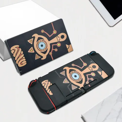 Vista 2 de Cubierta de muelle para Zelda, cubierta de muelle compatible con Nintendo Switch, para accesorios de juego Zelda, carcasa de panel duro