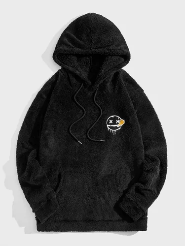 Vista 5 de SOLY HUX Men's Graphic Hoodies Long Sleeve Drawstring Pocket Fuzzy Pullover Sweatshirt