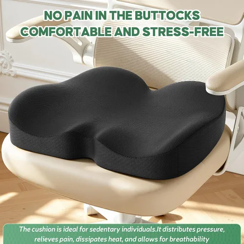Vista 7 de Benazcap Memory Foam Seat Cushion, Ergonomic Office Chair Pressure Relief