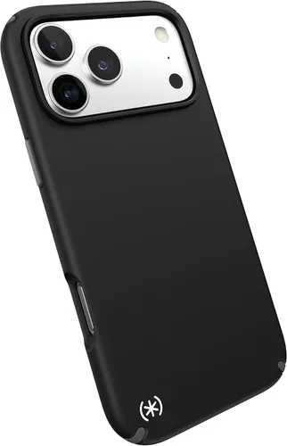 Vista 4 de Speck PRESIDIO2 PRO - Funda para iPhone 17, compatible con MagSafe, funda protectora delgada, color negro/gris pizarra/blanco