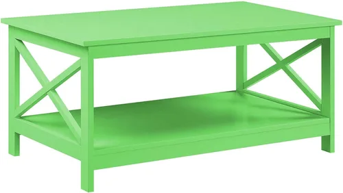 Vista 8 de Convenience Concepts – Mesa de café Oxford, Madera, Negro