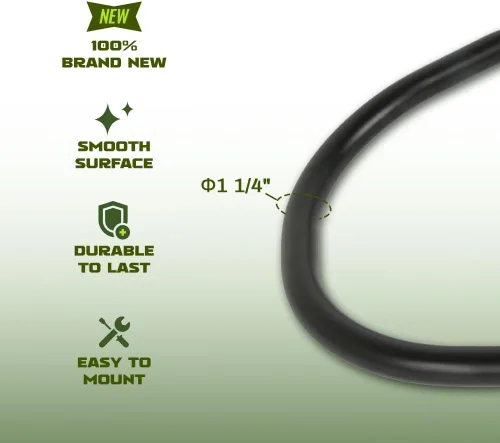 Vista 2 de Green-L Protector de motor negro opaco para Harley Sportster XL1200 XL883 2004-2022