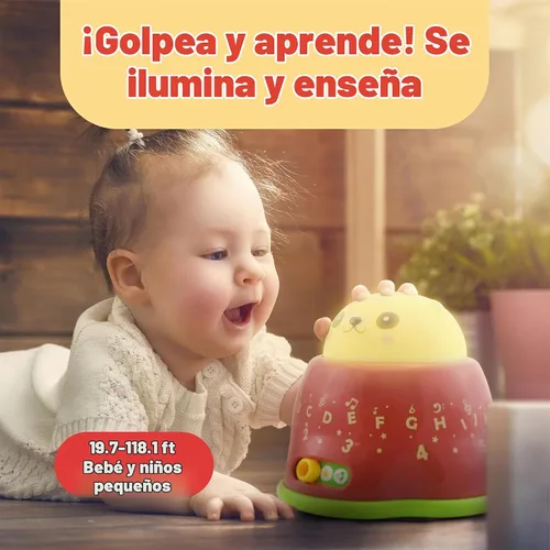 Vista 6 de BEST LEARNING Whack and Learn Mole - Juguete musical educativo iluminado