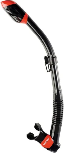 Vista 11 de Cressi Adult Diving Dry Snorkel with Splash Guard and Top Valve - Supernova Dry: Designed in Italy