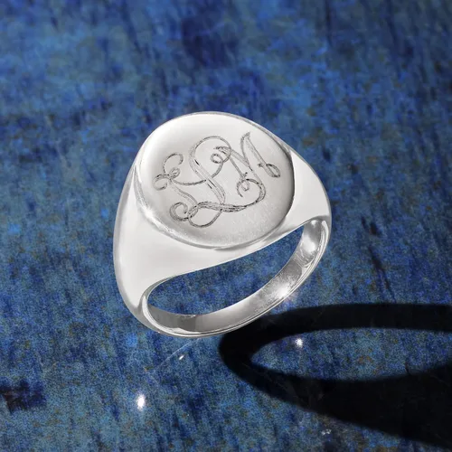 Vista 9 de Ross-Simons Anillo de plata de ley personalizado, Plata Esterlina, no conocido
