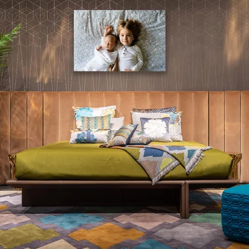 Vista 4 de Impresiones de lienzo personalizadas con tus fotos, arte de pared enmarcado personalizado, cuadros de lienzo personalizados para mascotas/familia