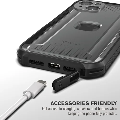 Vista 8 de VENA vArmor - Funda resistente para Apple iPhone 15 Plus (6.7 pulgadas) (protección contra caídas de grado militar/armadura) Magsafe compatible
