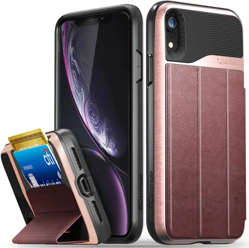 Vista 11 de VENA vCommute - Funda tipo cartera compatible con Apple iPhone 11 (6.1 pulgadas 2019), (protección contra caídas de grado militar) con tapa y ranura