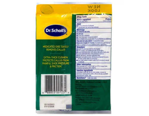 Vista 2 de Dr. Scholl's Removedores de callos extra gruesos 4 cojines Ea
