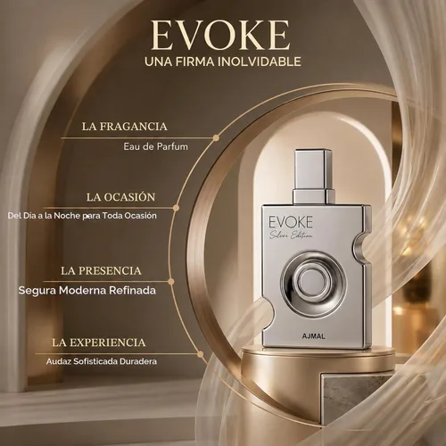 Vista 6 de Ajmal Evoke Silver Edition EDP para Hombres, 3.0 fl oz
