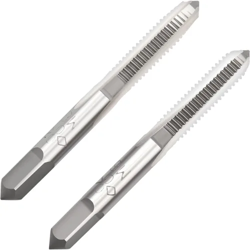 Vista 29 de M2 X 0.4 Mano métrica de grifo, mano derecha M2 X 0.016 in roscado mano grifo 1 par M2 X 0.4 Hand Tap 1Pair, Made of Alloy Tool Steel, Includes a