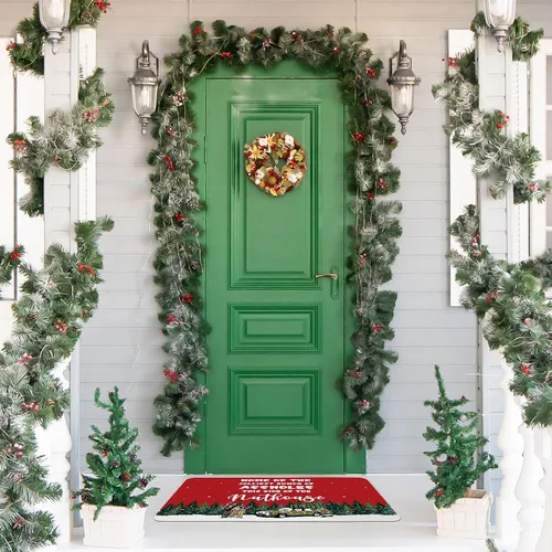 Vista 6 de Decoraciones de Christmas Vacation, Tapete Divertido de Bienvenida para Fiestas, Regalos de Mercancía de Christmas Vacation de la Familia Griswold