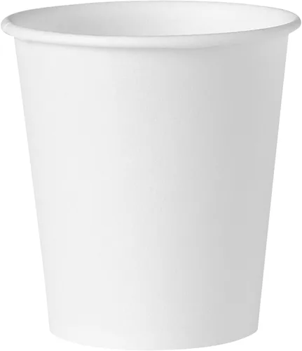 Vista 5 de Vasos de agua de papel blanco, 3 onzas., 100/paquete